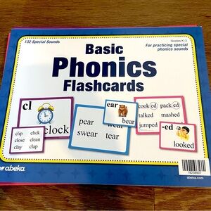 Abeka Basic Phonics Flash Cards